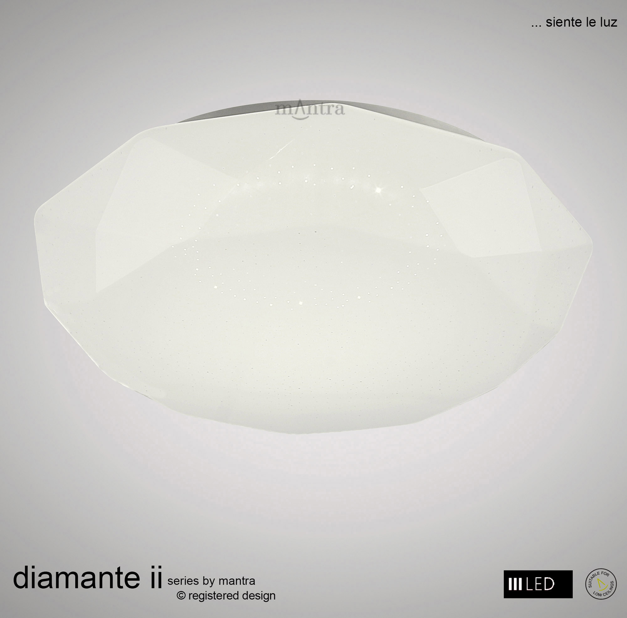 Diamante II Ceiling Lights Mantra Flush Fittings Diamante II Ceiling Lights Mantra Flush Fittings
